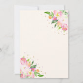 Vintage Alice dans ONE derland Invitation d'annive (Dos)