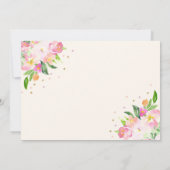 Vintage Alice dans ONE derland Invitation d'annive (Dos)