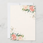 Vintage Alice dans ONEderland Invitation d'anniver (Dos)