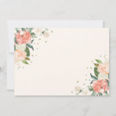 Vintage Alice dans ONEderland Invitation d'anniver (Dos)