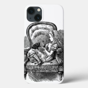 Vintage Alice in Wonderland boekentekening emo got iPhone 13 Hoesje