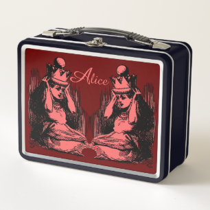 Vintage Alice in Wonderland metal lunchbox