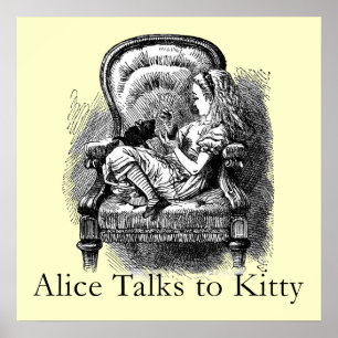 Vintage Alice in Wonderland Poster