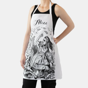 Vintage Alice in Wonderland, Speelkaarten Vliegen Schort