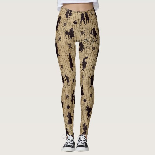 vintage Alice motif leggings (Devant)