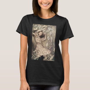 Vintage Alices Avonturen in Wonderland door Rackha T-shirt