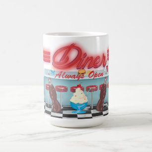 Vintage All American Diner Koffiemok