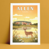 Vintage Allen Texas Briefkaart