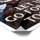 Vintage Allons de l'avant ensemble Poster (Coin)