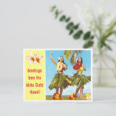 Vintage Aloha Briefkaart (Staand voorkant)