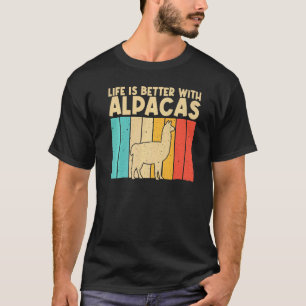 Vintage Alpaca Voor Mannen Vrouwen Kinderen Jongen T-shirt