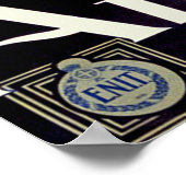 Vintage Amalfi Italie Europe Affiche de voyage (Coin)