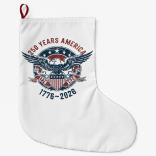 Vintage America 250 Eagle Stempel – 1776-2026 Grote Kerstsok
