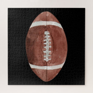Vintage American Football Watercolor Kunst Legpuzzel