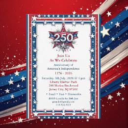 Vintage Americana 250-jarig jubileum Stars & Strip Kaart