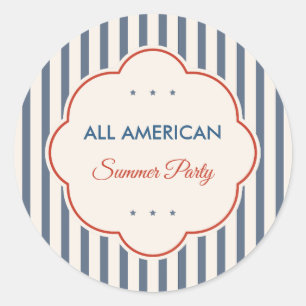 Vintage Americana Patriottische Sticker