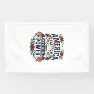 Vintage Amerika Vrijheid Patriottisch Shirt Ontwer Spandoek