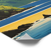 Vintage Amerikaans-Samoa Nationaal Park Poster (Hoek)