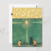 VINTAGE : Amerikaanse kunst - Briefkaart (Voorkant / Achterkant)