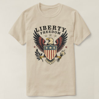 Vintage Amerikaanse Liberty Freedom Eagle T-shirt