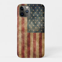 Vintage Amerikaanse Vlag OtterBox iPhone HOES