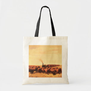 Vintage Amerikaanse West, tegengehouden door NH Tr Tote Bag