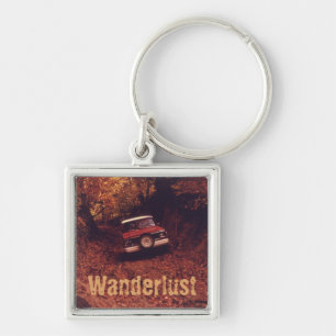 Vintage Amerikaanse Zwerversdrang Sleutelhanger