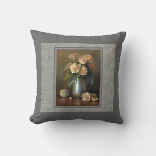 Vintage amoureux Rose américain MoJo Coussin
