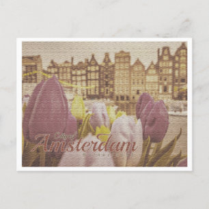 VINTAGE AMSTERDAM NEDERLAND BRIEFKAART