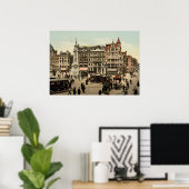 Vintage - Amsterdam, Nederland Poster (Thuiskantoor)