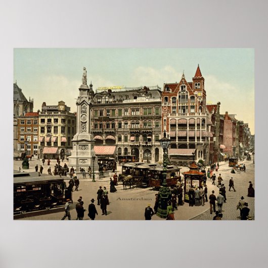 Vintage - Amsterdam, Nederland Poster (Voorkant)