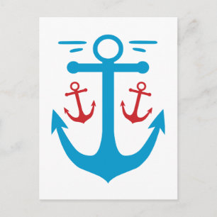 Vintage Anchor Briefkaart