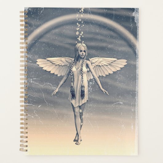 Vintage Angel under the Rainbow Planner (Voorkant)
