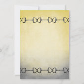 Vintage Anglais Bit Equestrian Wedding Invitations (Dos)