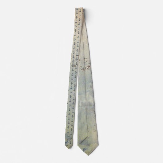 Vintage Anker Stropdas (Achterkant)