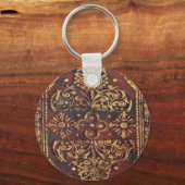 Vintage Antiek Afbeelding Sleutelhanger (Voorkant)