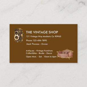 Vintage Antieke Visitekaartjes