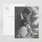 Vintage Antique Romantique Couples Cartes et Cadea (Devant / Derrière)