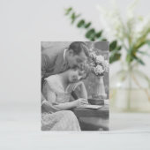 Vintage Antique Romantique Couples Cartes et Cadea (Debout devant)