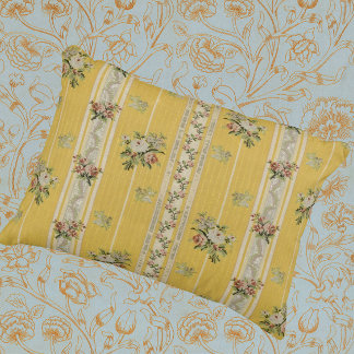 Vintage Antique Wallpaper Design Accent Pillow Accent Kussen