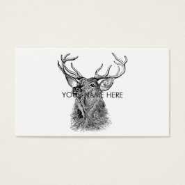 Vintage Antler Hunter Visitekaartjes