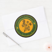 Vintage Apiary Clover Honey Étiquette Modèle (Enveloppe)