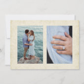 Vintage Apple Blossom Wedding Save the Date Card (Dos)