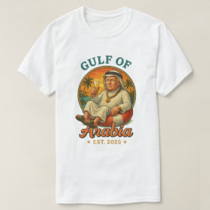 Vintage Arabische Golf Est 2025 Retro Golf van Ara T-shirt
