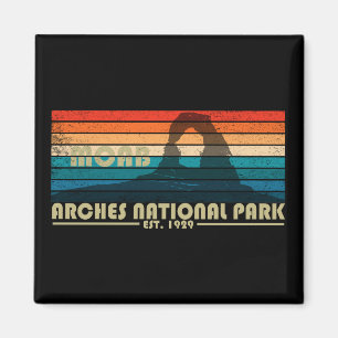 Vintage Arches National Park Moab Utah Magneet