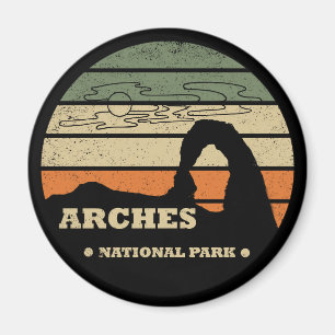 Vintage Arches National Park - Moab - Utah Magneet