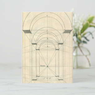 Vintage Architectuur, Renaissancistische Boog Pers