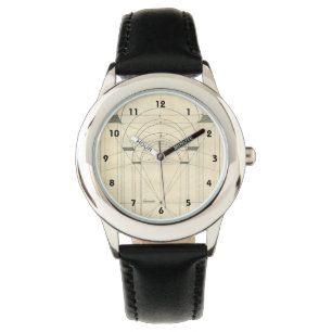 Vintage architectuur, Renaissancistische boogpersp Horloge