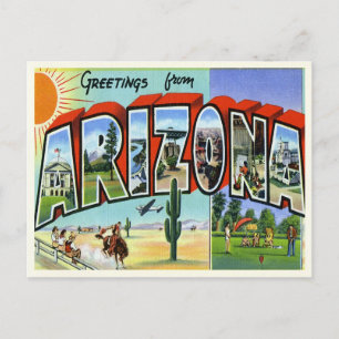 Vintage Arizona Briefkaart