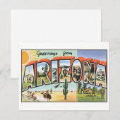 Vintage Arizona Briefkaart (Voorkant / Achterkant)